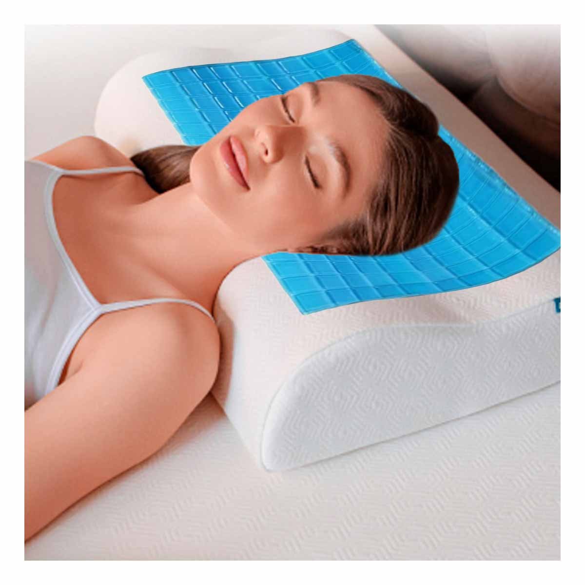 PACK6 ACCESORIO CERVICAL ORTOPEDICO CON GEL PARA DORMIR MEJOR EN HOGAR - 5