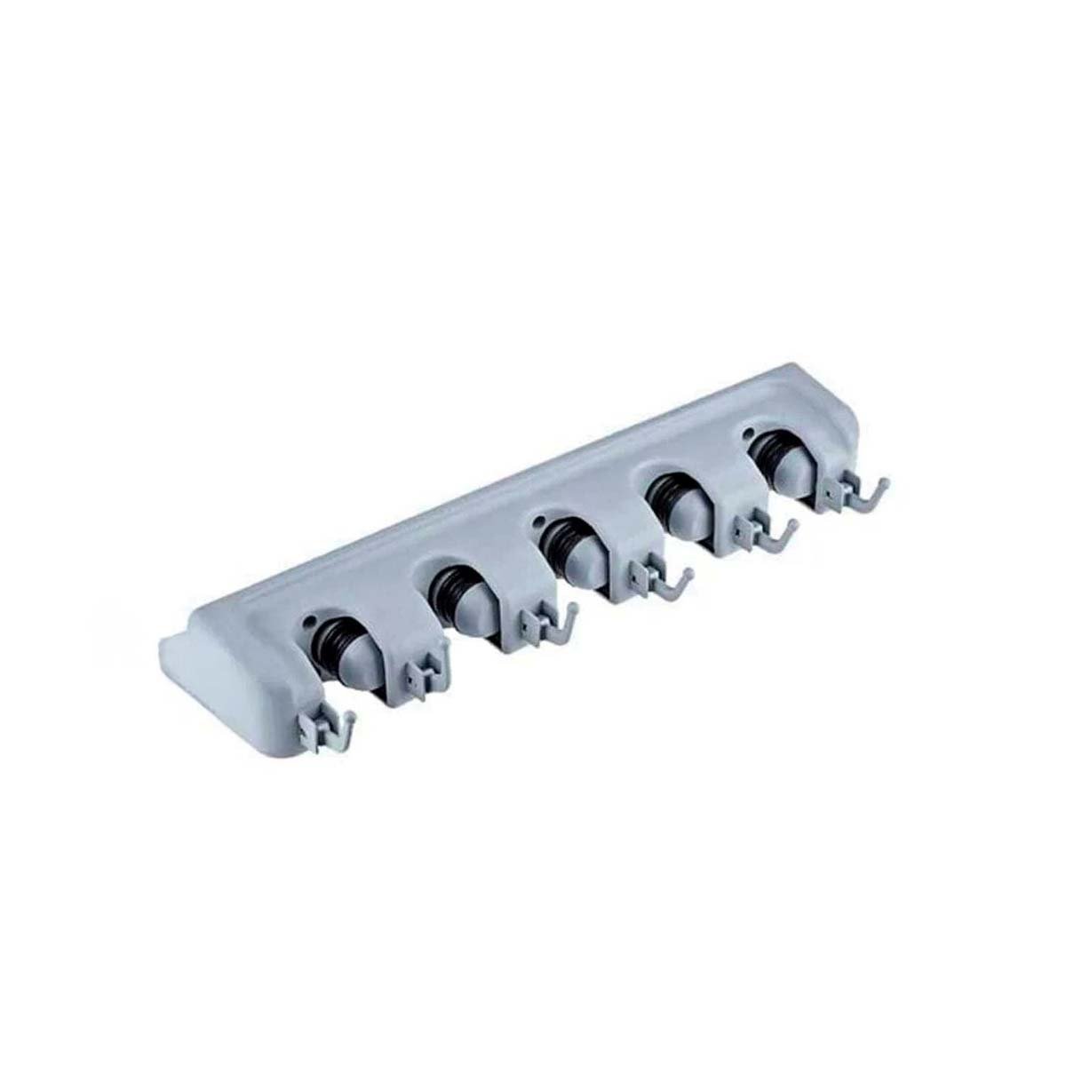 PACK12 SISTEMA DE PARED PARA ESCOBAS CON 5 ESPACIOS PARA ORGANIZAR HOGAR Y+REGALO STICKER - 2