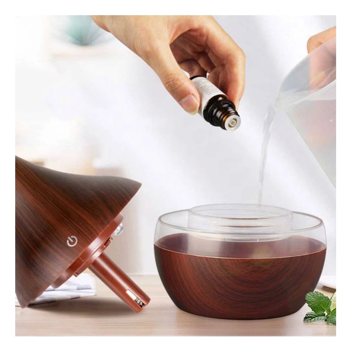 PACK6 AROMATIZADOR DECORATIVO PARA HOGAR CON ESTILO CALIDO EN MADERA OSCURO - 3