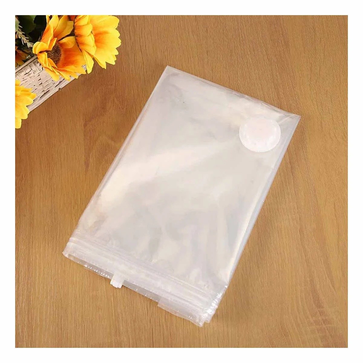 PACK4 BOLSA ORGANIZADORA HOGAR 50 X 60 CM COLOR ANARANJADO PARA AHORRO DE ESPACIO - 2
