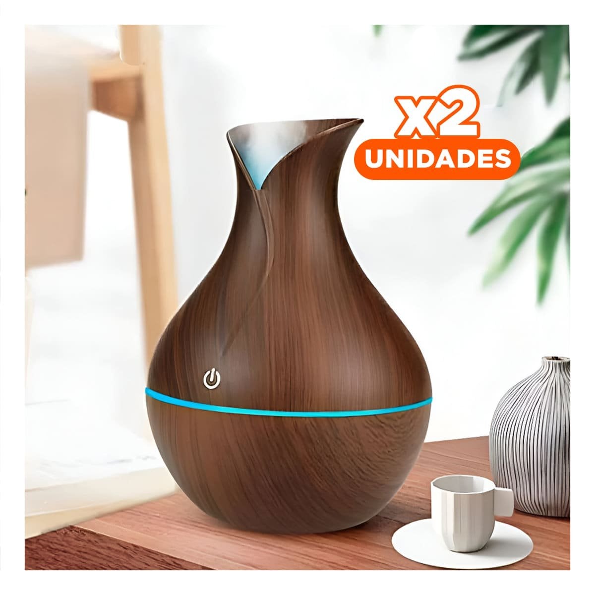 PACK2 AROMATIZADOR AROMATICO PARA HOGAR CON MADERA OSCURO Y AMBIENTE RELAJANTE Y+PAPEL REGALO - 1