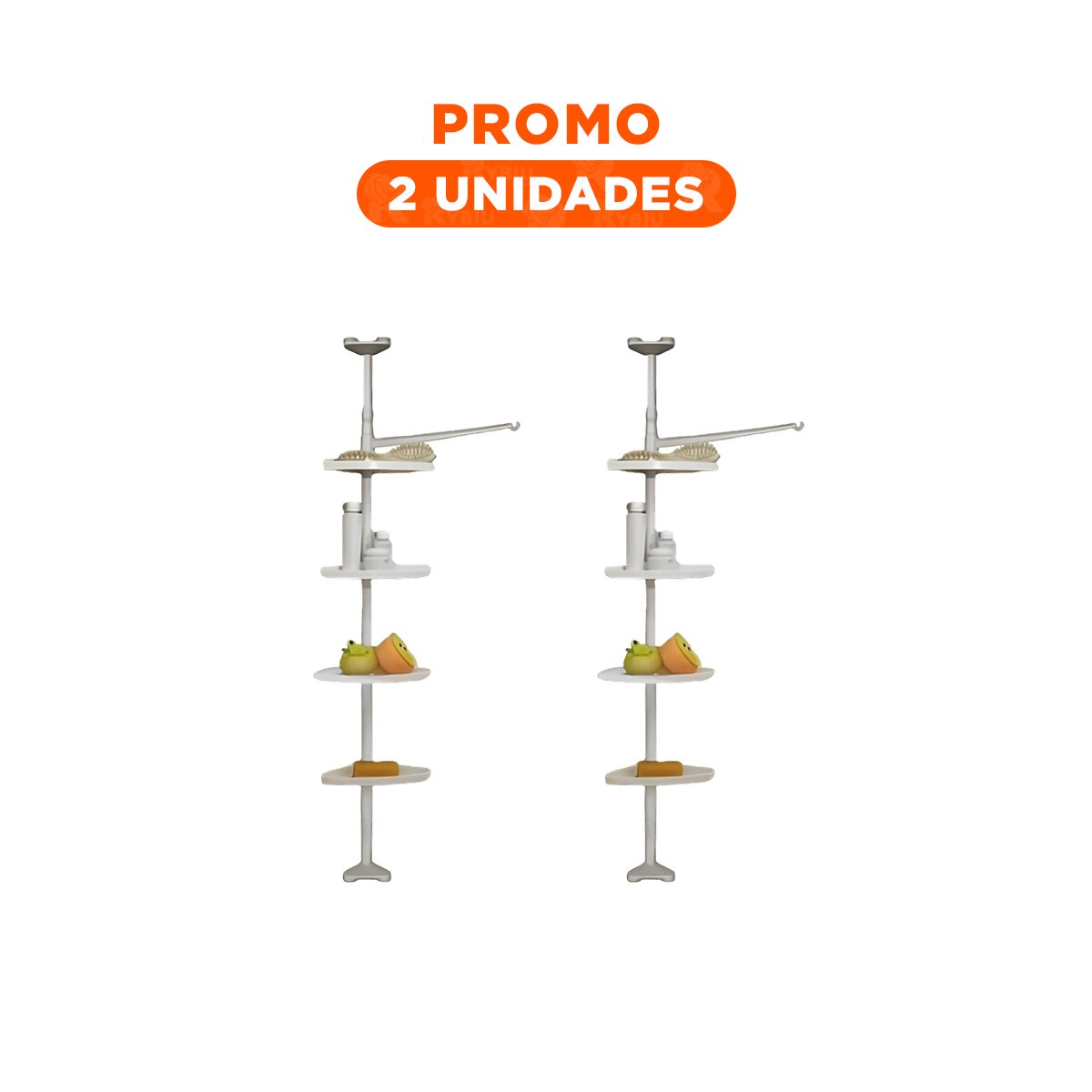 PACK2 PLATAFORMA DE DUCHA FINA 2.6CM PARA DECORACION SUTIL Y FUNCIONAL EN CASA Y+REGALO STICKER - 1
