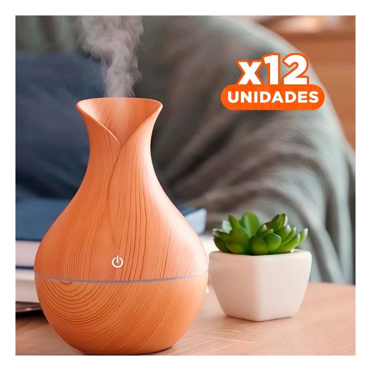 PACK12 ELEMENTO DECORATIVO AROMATICO MADERA CLARO PARA CASA ESTILO NATURAL Y+REGALO STICKER - 1