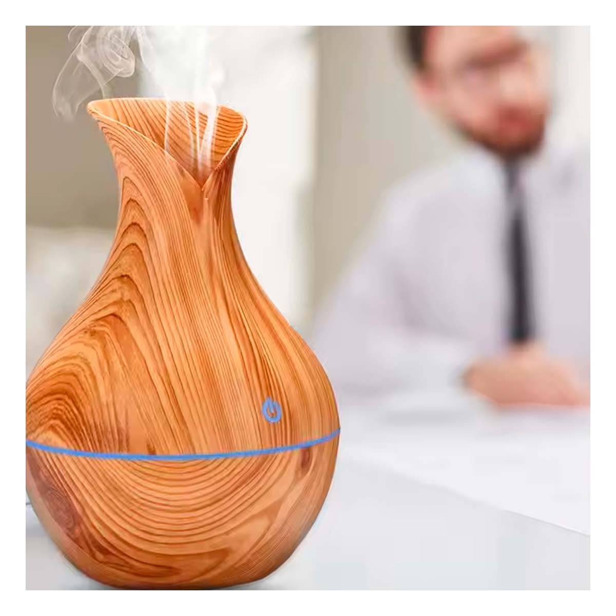 PACK12 ELEMENTO DECORATIVO AROMATICO MADERA CLARO PARA CASA ESTILO NATURAL Y+REGALO STICKER - 3