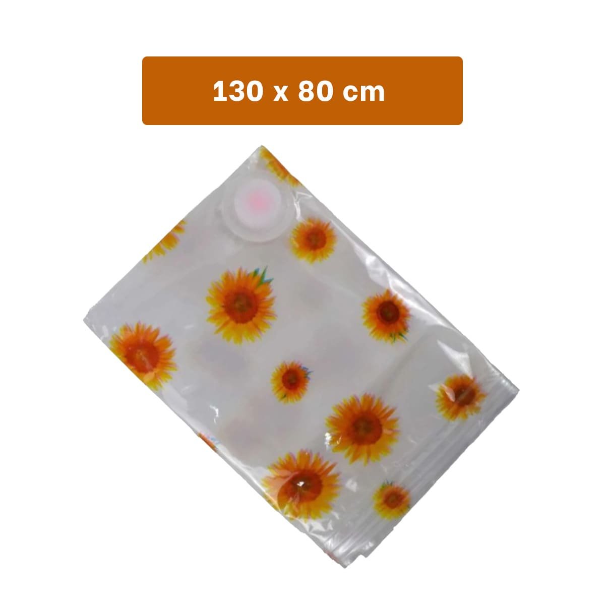 BOLSA AL VACIO QUE FACILITA ORGANIZACION EN CLOSETS CON GIRASOLES 80X130CM Y+REGALO STICKER - 4