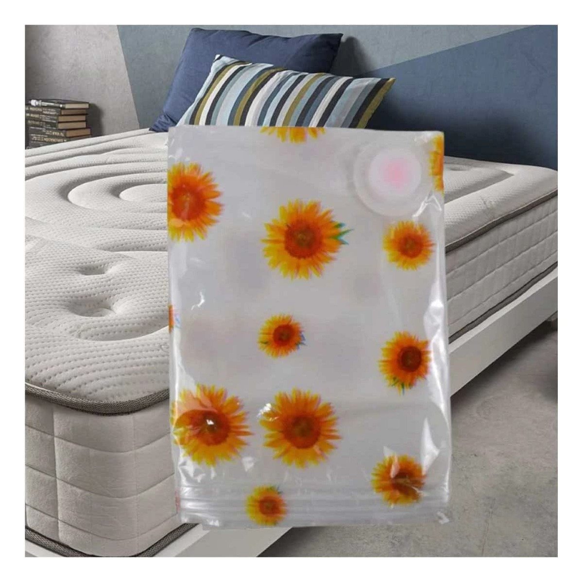 PACK12 ARTICULO QUE PROTEGE PRENDAS CON ESTAMPADO DE GIRASOLES 80X130CM Y+PAPEL REGALO - 5
