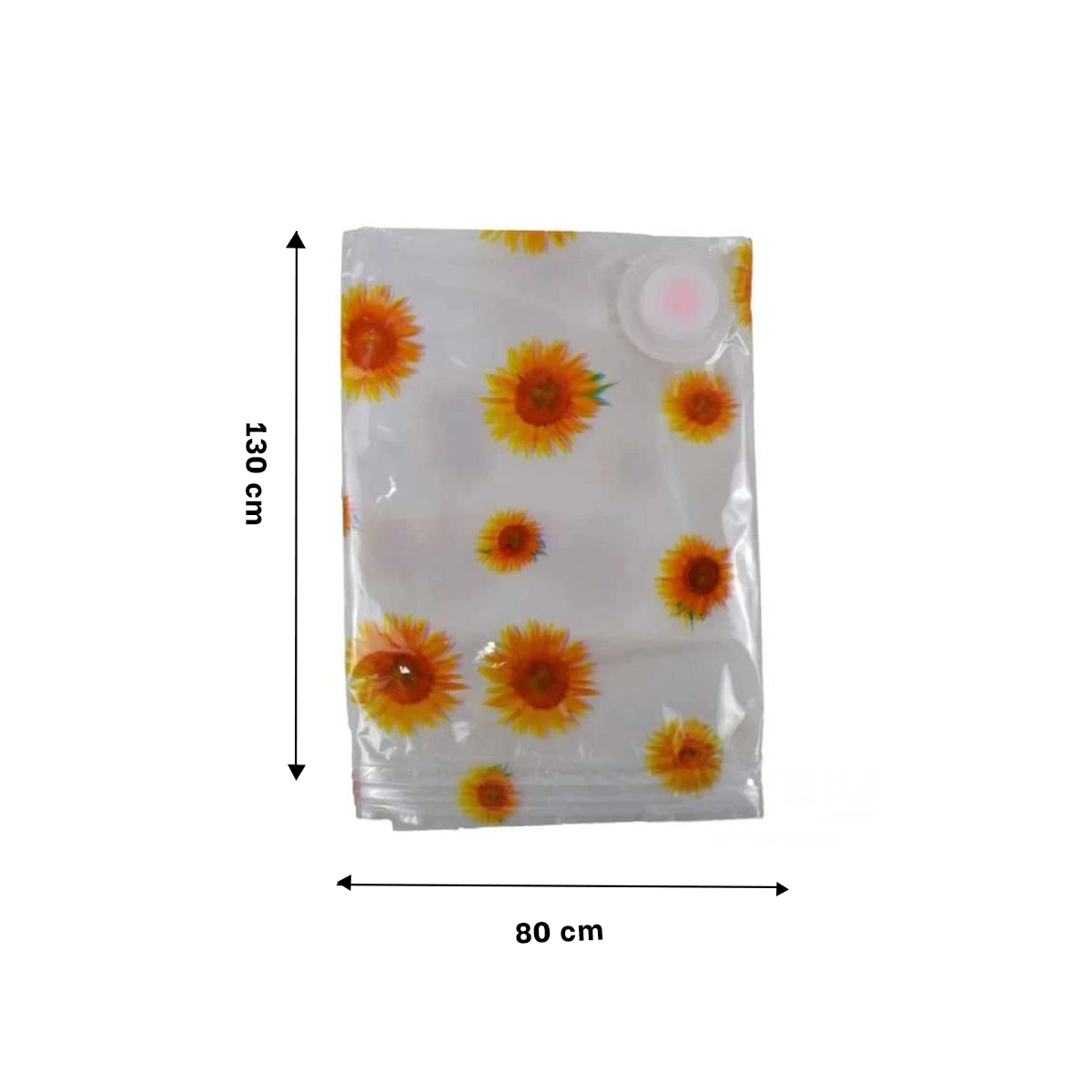 PACK6 SACO AL VACIO PARA GUARDAR ROPA DE TEMPORADA 80X130CM TRANSPARENTE - 4