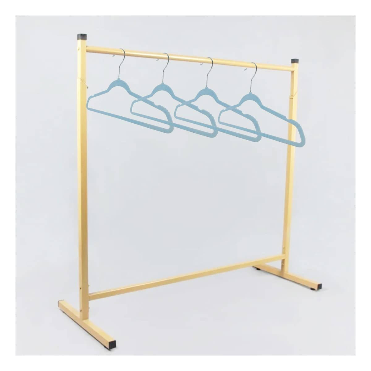 PACK6 PERCHA PARA COLGAR VESTIDOS Y UNIFORMES INFANTILES 10 PIEZAS 29X19CM CELESTE - 2