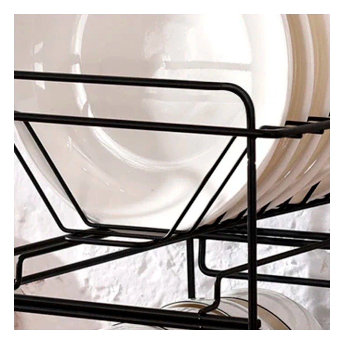 PACK4 SOPORTE DE COCINA CON AREA PARA UTENSILIOS NEGRO Y+PAPEL REGALO - 2