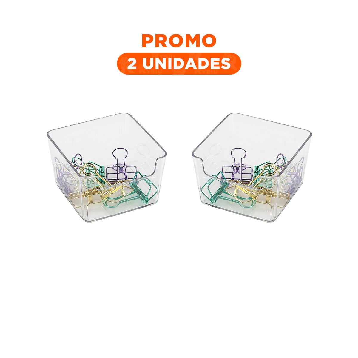 PACK2 SOPORTE ACRILICO TRANSPARENTE CUADRADO PARA ESCRITORIO Y HOGAR FUNCIONAL Y+REGALO STICKER - 1