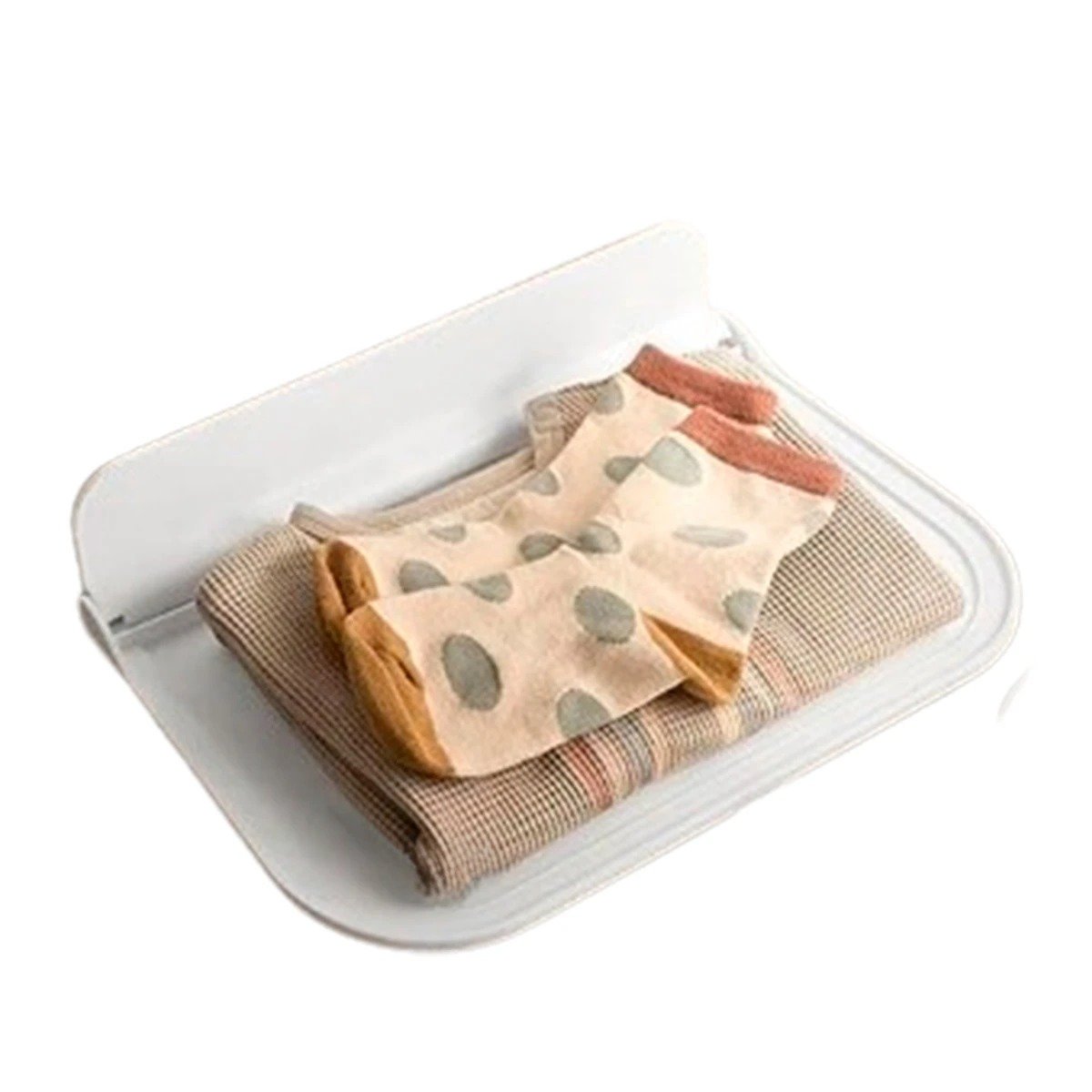 PACK2 ESTANTE PLEGABLE FLOTANTE DE PARED CON ESTRUCTURA BLANCA Y+REGALO STICKER - 2