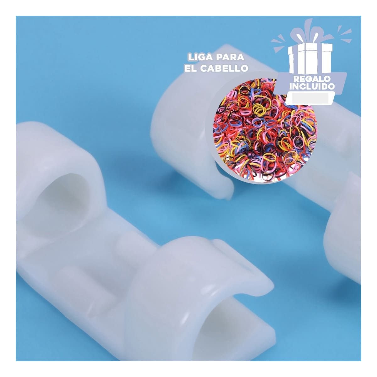 CLIPS DE CABLES CON SET DE 16 PIEZAS PARA ORDEN COLOR BLANCO Y+LIGAS REGALO - 2