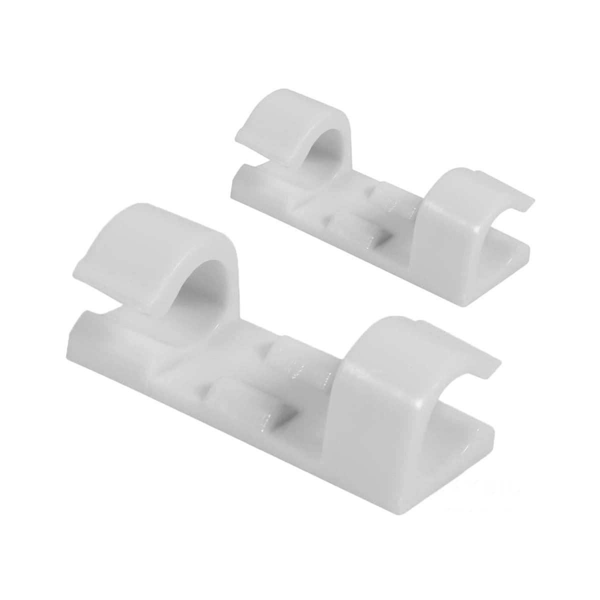 CLIPS DE CABLES CON SET DE 16 PIEZAS PARA ORDEN COLOR BLANCO Y+LIGAS REGALO - 5