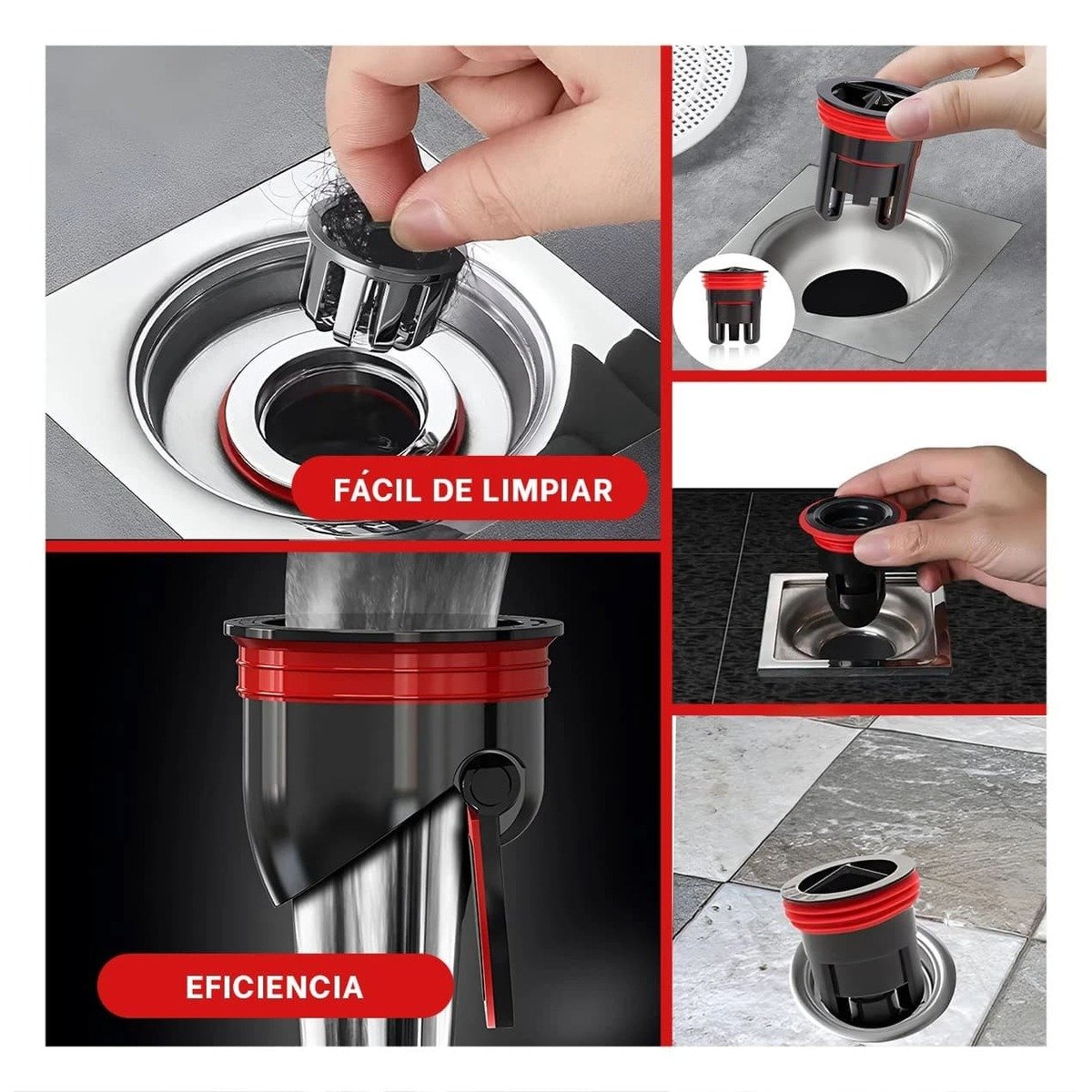 PACK2 SISTEMA DE PISO CON CONTROL DE OLORES PARA AREA HIGIENICA NEGRO Y+PAPEL REGALO - 3