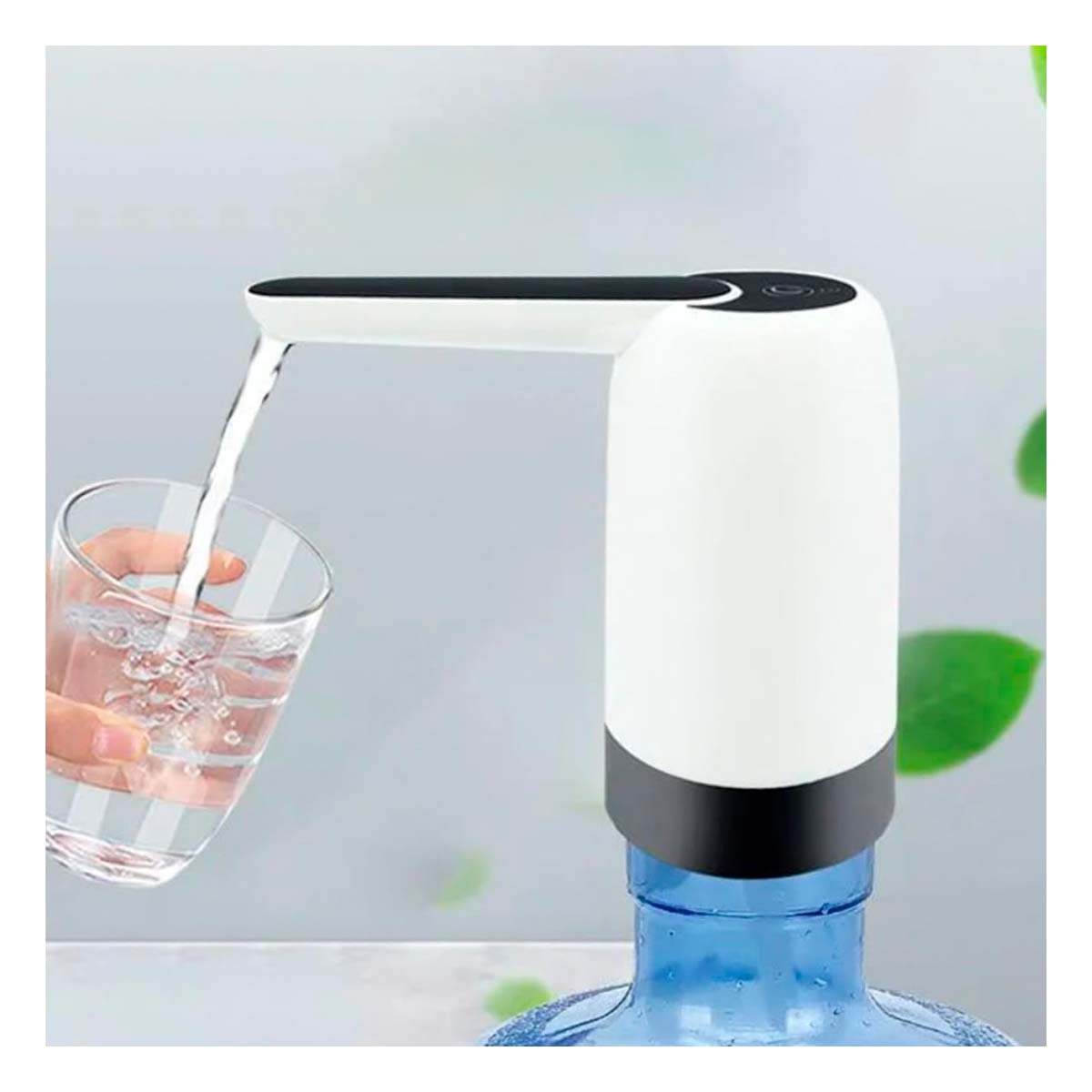 PACK6 DOSIFICADOR ELECTRICO DE AGUA RECARGABLE BLANCO PARA COCINA Y HOGAR Y+REGALO STICKER - 3