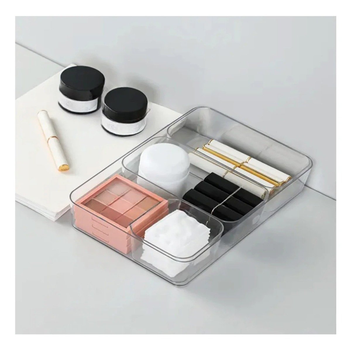 PACK2 SOPORTE ACRILICO TRANSPARENTE RECTANGULAR PARA COCINA Y CASA VERSATIL Y+REGALO STICKER - 5