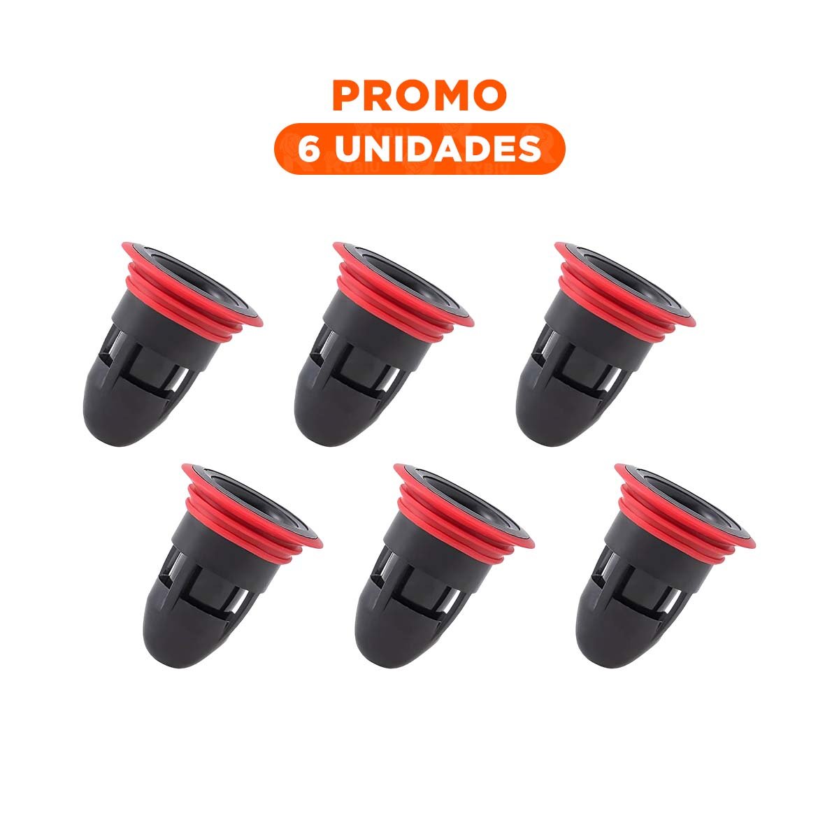 PACK6 VALVULA DE DRENAJE NEGRO CON SISTEMA ANTI OLORES PARA ZONA HUMEDA Y+REGALO STICKER - 1