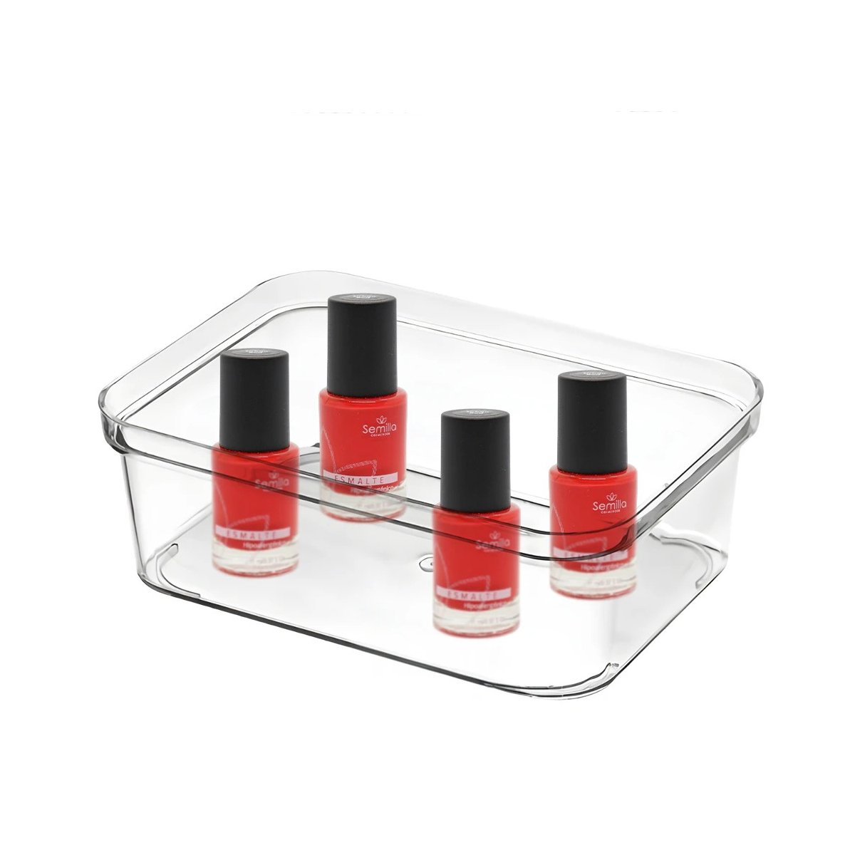 PACK4 ESTRUCTURA ACRILICA TRANSPARENTE RECTANGULAR PARA ESCRITORIO Y CASA SIMPLE Y+PAPEL REGALO - 3