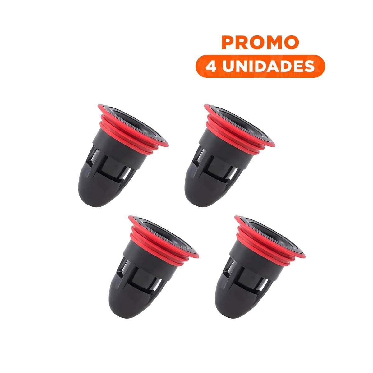 PACK4 SISTEMA DE PISO CON DRENAJE ANTI INSECTOS PARA AREA SANITARIA NEGRO - 1