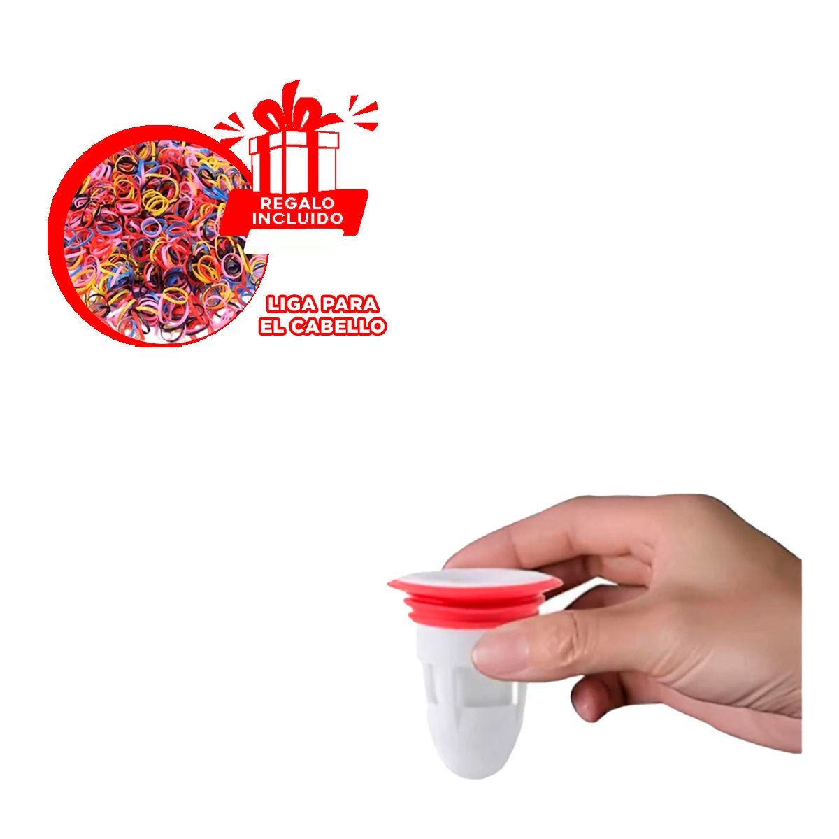 NUCLEO DE PISO PARA AREA DOMESTICA CON DRENAJE Y PROTECCION CONTRA OLORES BLANCO Y+LIGAS REGALO - 2