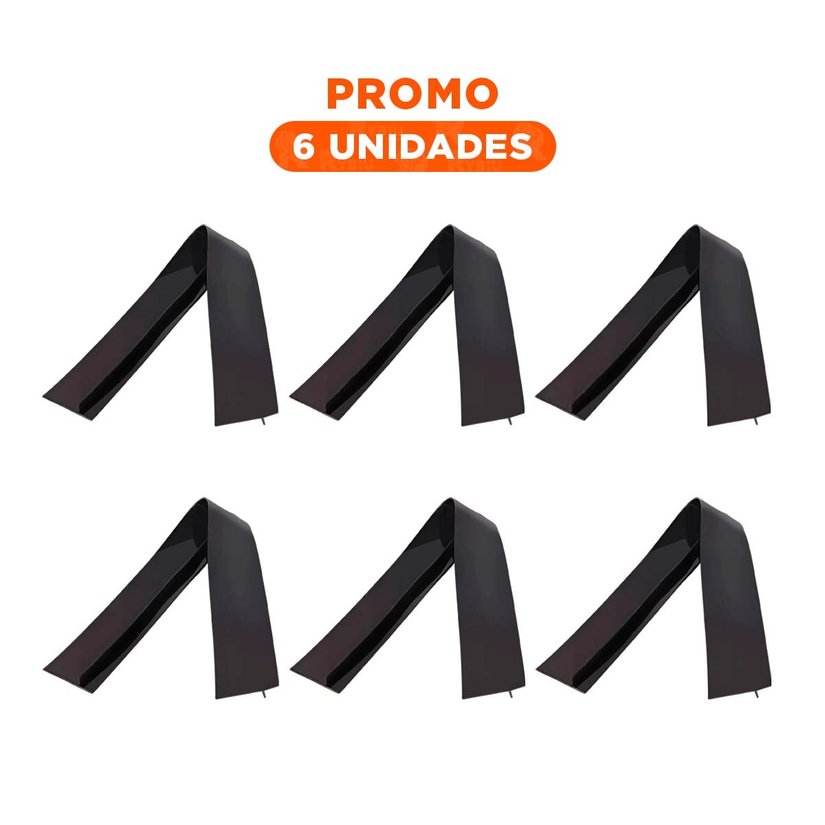 PACK6 SELLADOR NEGRO SILICONA ELASTICA PARA RANURAS COCINA CONTRA DERRAMES Y+REGALO STICKER - 1