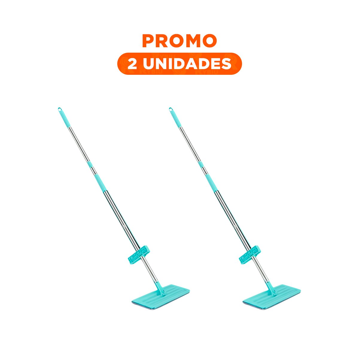 PACK2 MOPA PLANA GIRATORIA CON ESCURRIDOR INTEGRADO PARA PISOS DE CASA Y+REGALO STICKER - 1