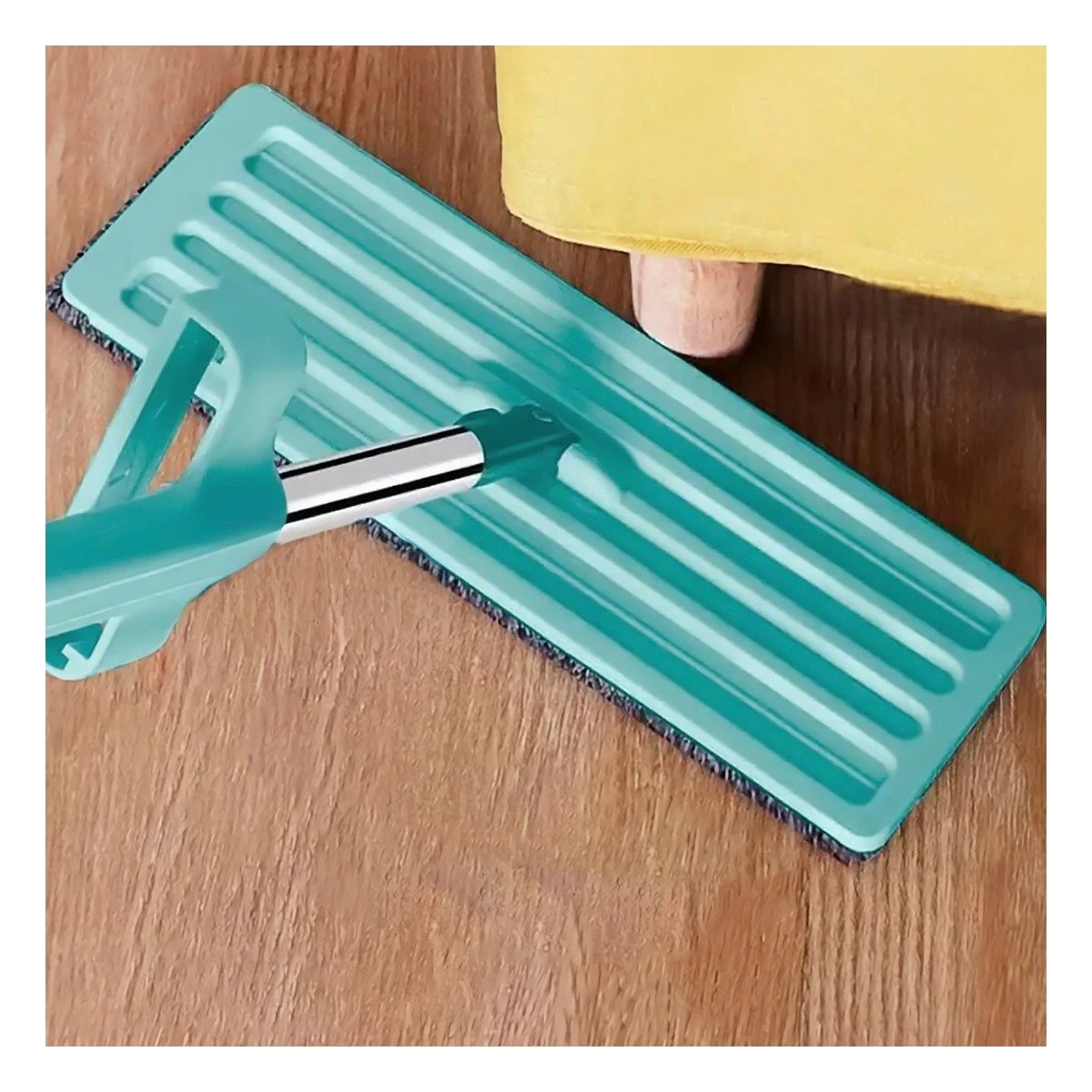 PACK2 MOPA PLANA GIRATORIA CON ESCURRIDOR INTEGRADO PARA PISOS DE CASA Y+REGALO STICKER - 3