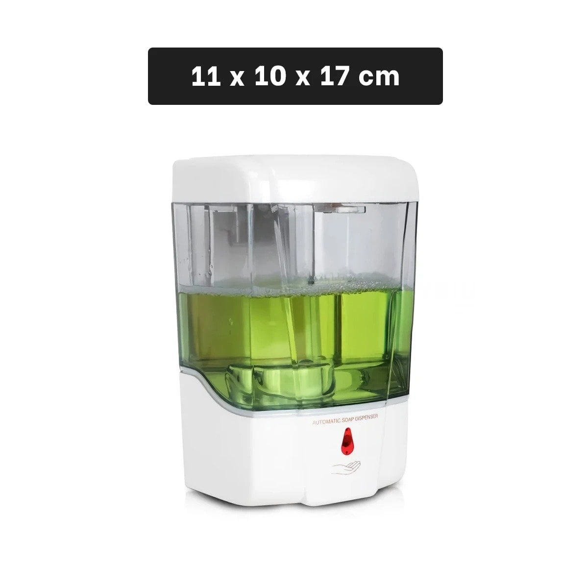 DISPENSADOR AUTOMATICO DE LIQUIDOS CON SENSOR PARA PARED BLANCO 500 ML HOGAR - 4