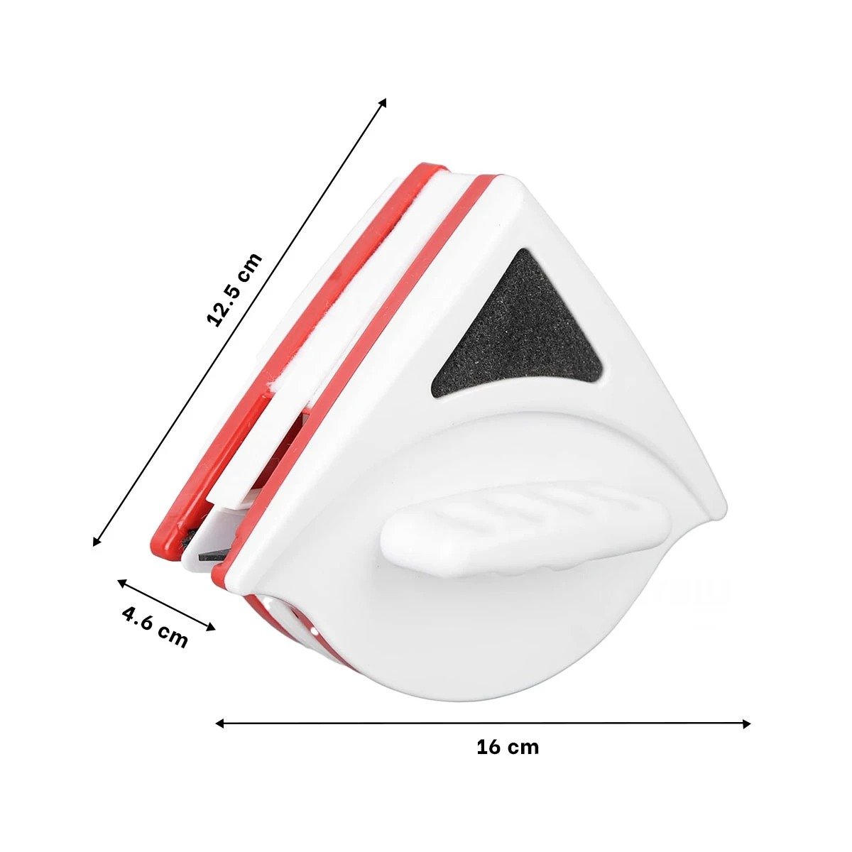 PACK6 ACCESORIO MAGNETICO PARA VIDRIOS ROJO TRIANGULAR PRACTICO Y COMODO - 4