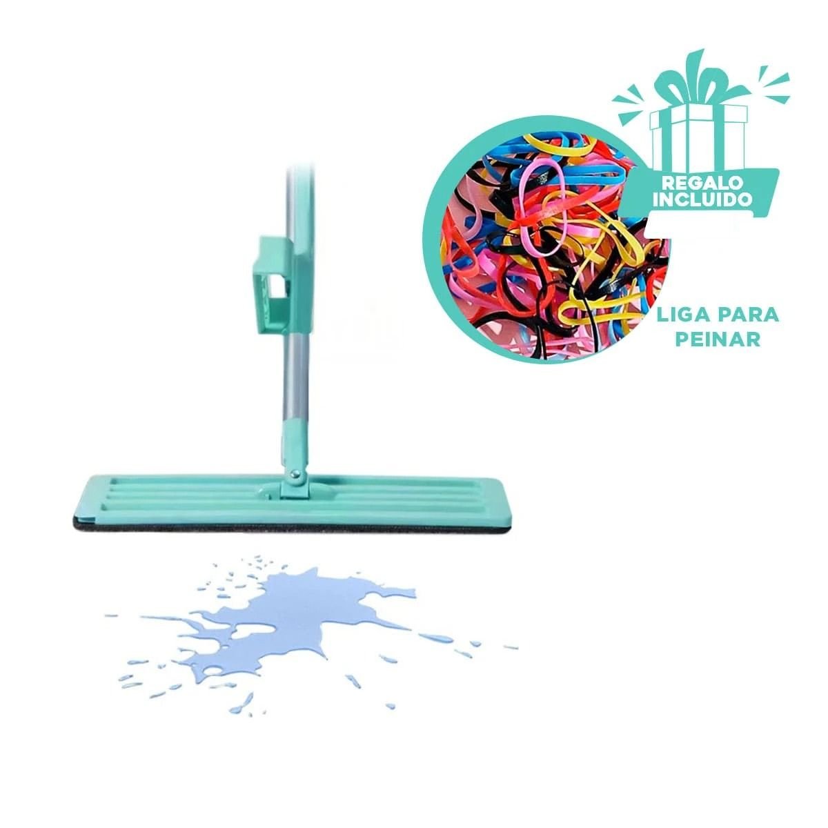 TRAPEADOR PLANO 360 GRADOS CON SISTEMA DE ESCURRIDO FACIL PARA CASA Y+LIGAS REGALO - 2