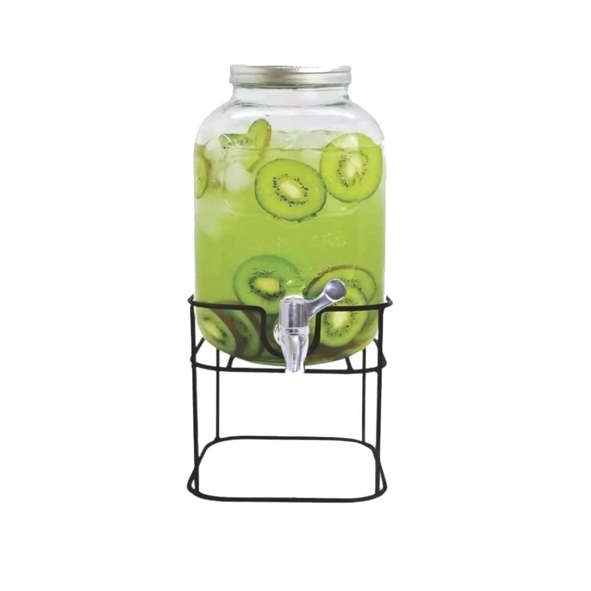 PACK6 DISTRIBUIDOR DE LIQUIDOS 5L PARA AGUA, JUGOS O BEBIDAS FRIAS EN CASA Y+REGALO STICKER - 2