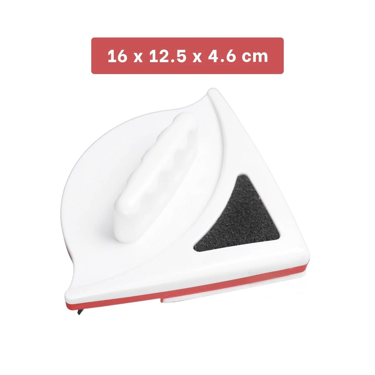 PACK4 GADGET MAGNETICO PARA VIDRIOS ROJO TRIANGULAR COMODO Y EFICIENTE - 4