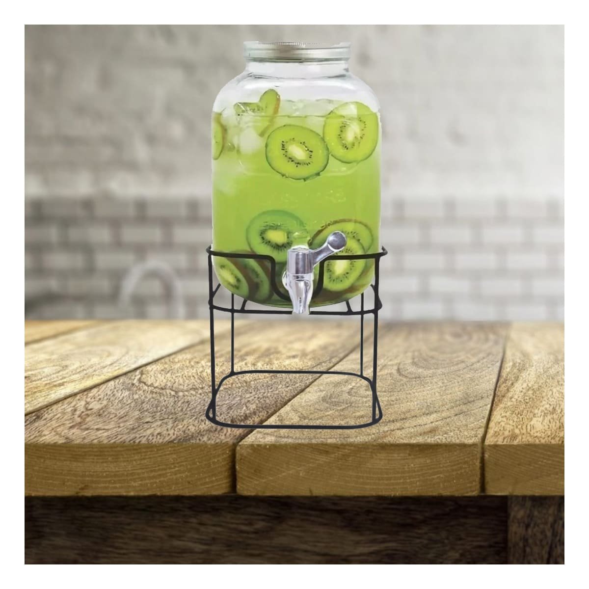 PACK2 SURTIDOR DE BEBIDAS 5L CON GRIFO PRACTICO PARA COCINA Y FIESTA - 3