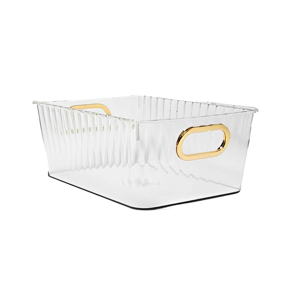 PACK6 SOPORTE DE COCINA EN ACRILICO RECTANGULAR CON TAPA Y ASAS DORADAS Y+REGALO STICKER - 2