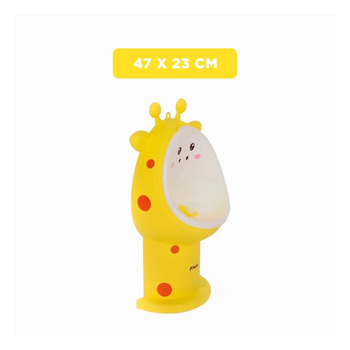 ORINAL DE FIRAJA PARA APRENDER A USAR EL BANO CON ESTILO AMARILLO Y+POST IT - 4