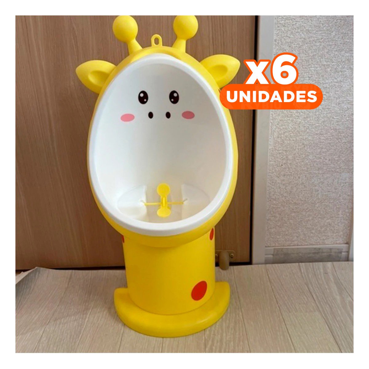 PACK6 BACINICA INFANTIL DE FIRAJA COMODA Y LIGERA PARA USO DIARIO AMARILLO Y+PAPEL REGALO - 1