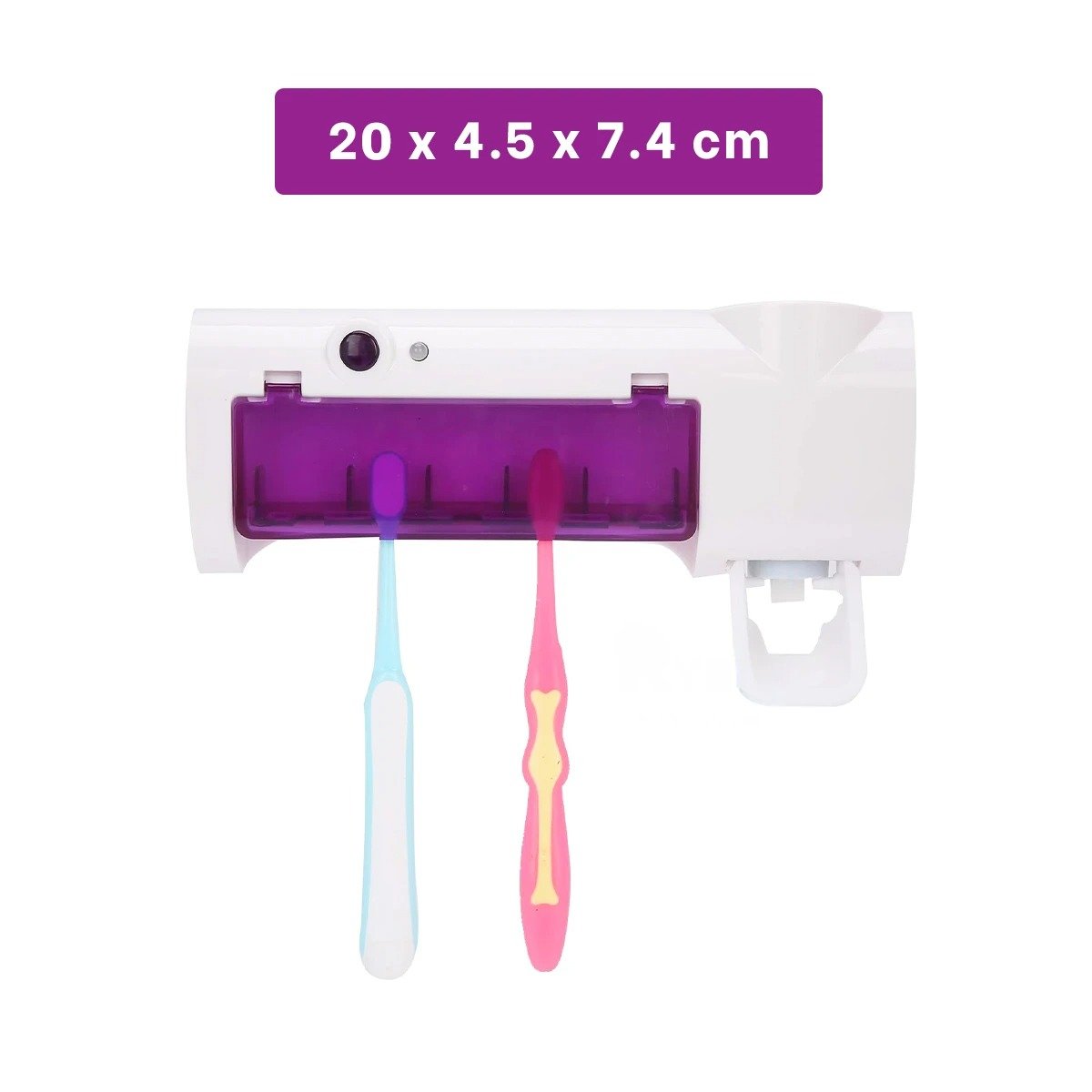 PACK2 DESINFECTADOR BUCAL CON LUZ VIOLETA PARA CEPILLOS Y USO DIARIO Y+REGALO STICKER - 4