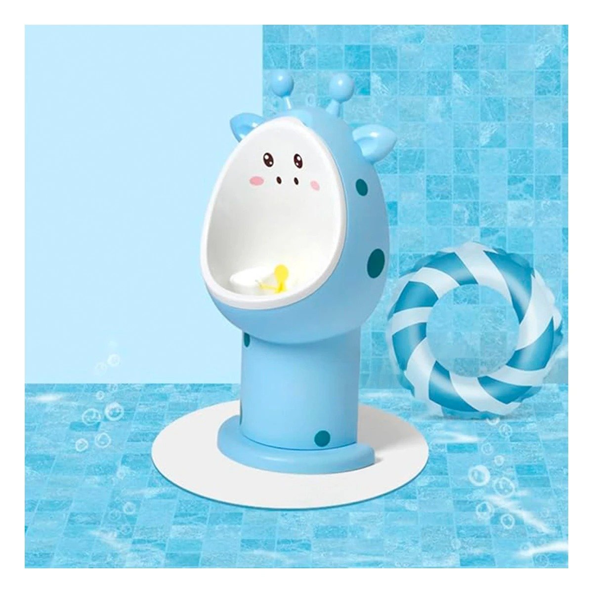 ORINAL INFANTIL DE FIRAJA PRACTICO PARA ENTRENAMIENTO EN CASA CELESTE Y+PAPEL REGALO - 2