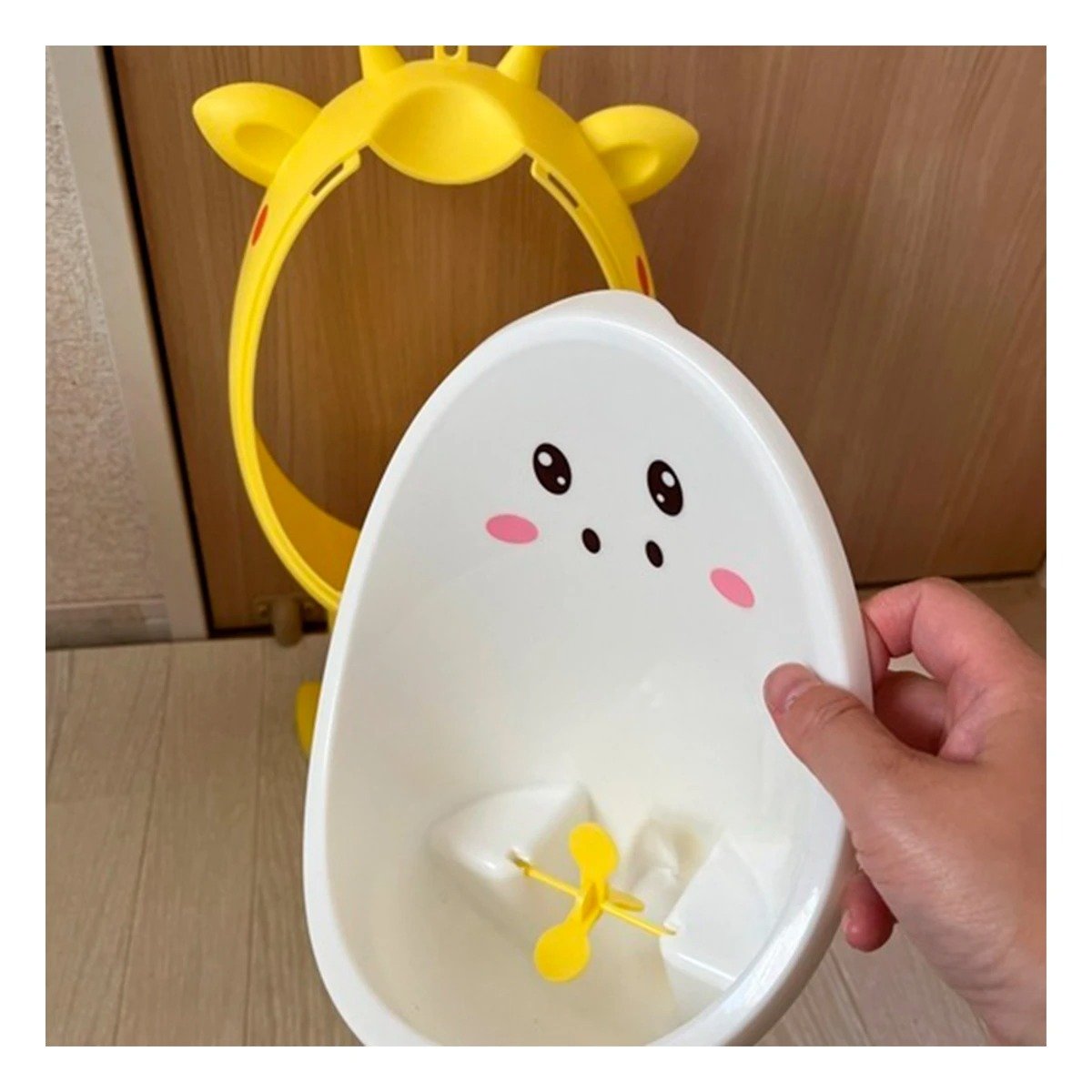 PACK4 BACINICA DE FIRAJA INFANTIL CON BORDES SUAVES Y MATERIAL AMARILLO Y+REGALO STICKER - 3