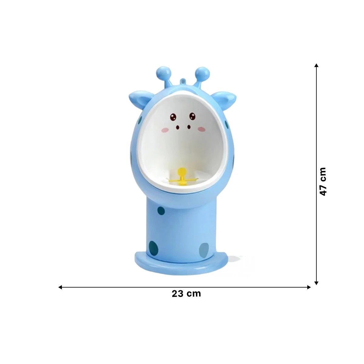 ORINAL INFANTIL DE FIRAJA FACIL DE LIMPIAR Y COMODO PARA NINOS CELESTE Y+LIGAS REGALO - 4