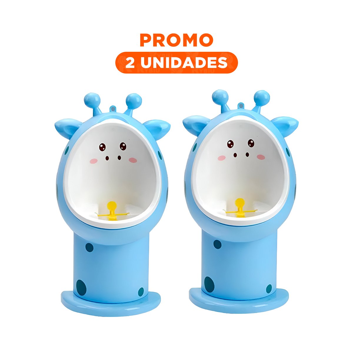 PACK2 ASIENTO DE FIRAJA CON BORDES REDONDEADOS Y MATERIAL RESISTENTE CELESTE Y+REGALO STICKER - 1