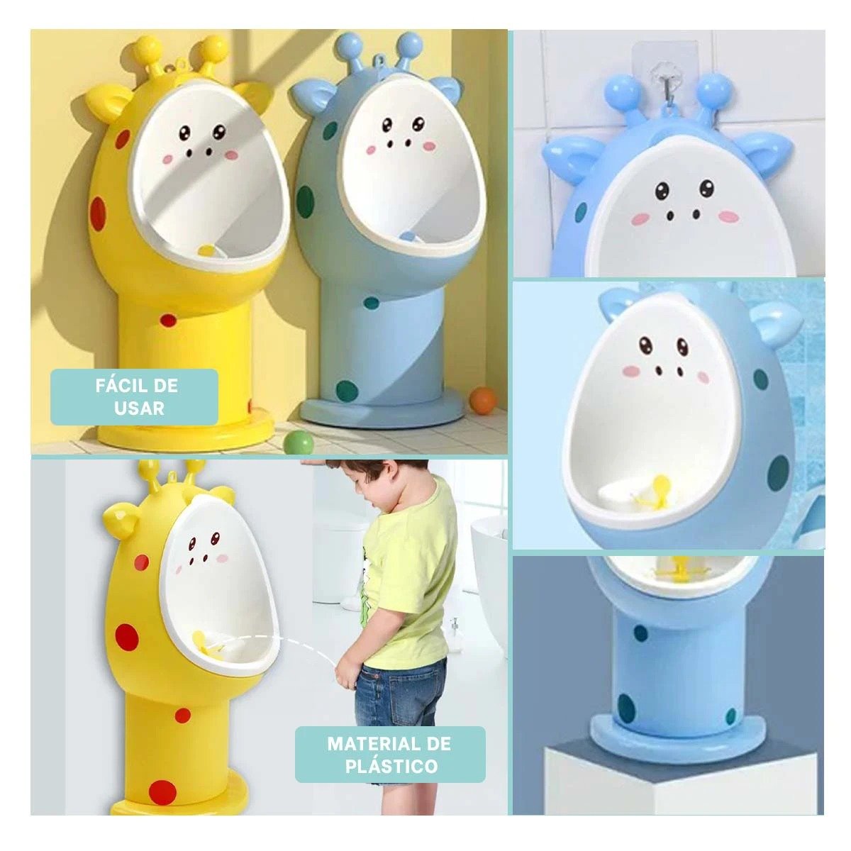 PACK4 BACINICA DE FIRAJA INFANTIL CON BORDES SUAVES Y MATERIAL DURABLE CELESTE Y+REGALO STICKER - 2