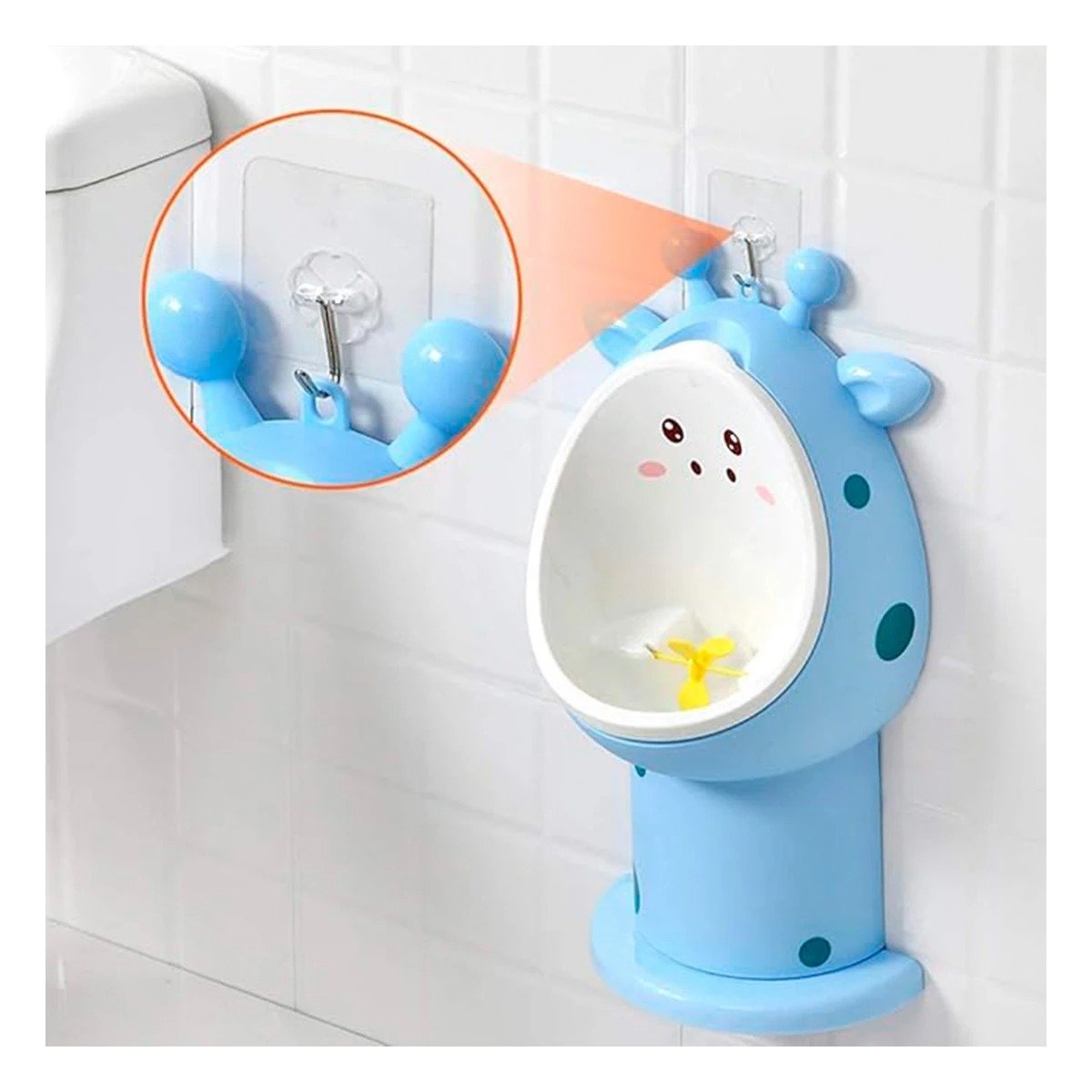 PACK4 BACINICA DE FIRAJA INFANTIL CON BORDES SUAVES Y MATERIAL DURABLE CELESTE Y+REGALO STICKER - 5