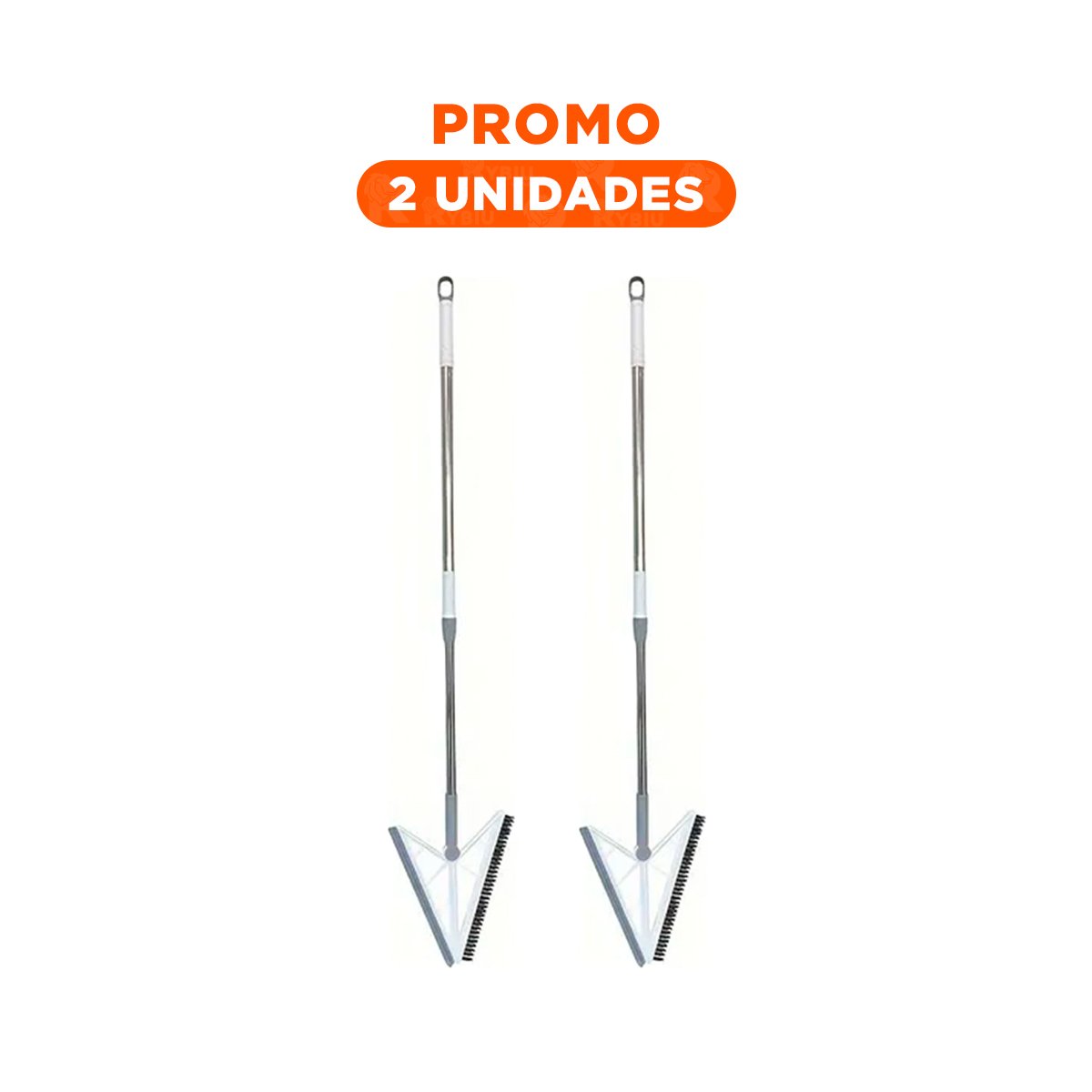 PACK2 CEPILLO VERSATIL Y SILICONA 2 EN 1 PARA USO DIARIO EN HOGAR BLANCO Y+REGALO STICKER - 1