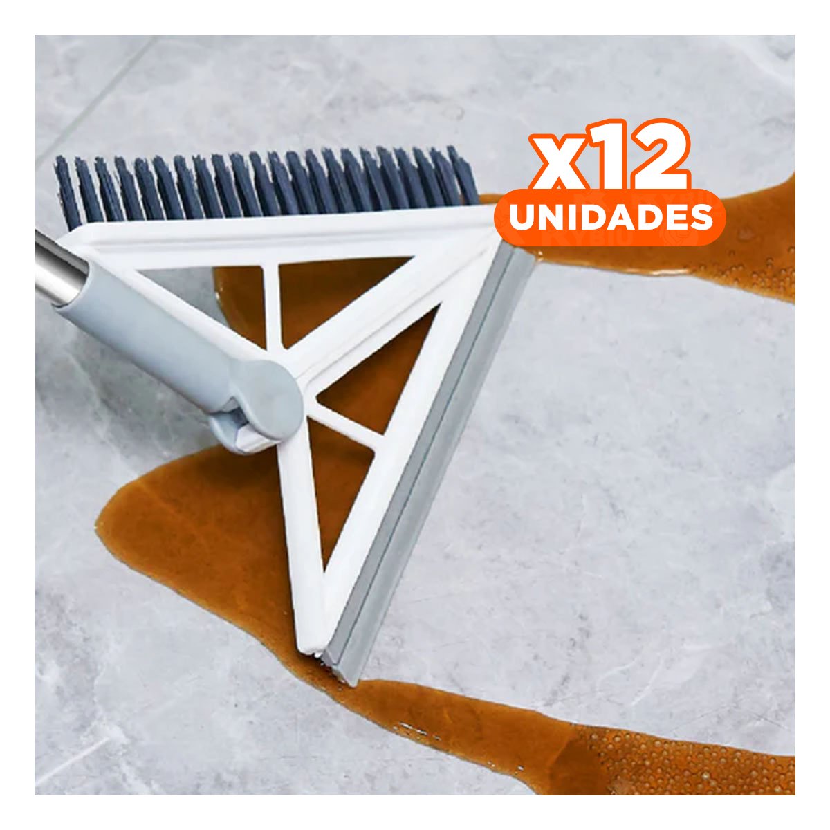 PACK12 TRAPEADOR VERSATIL Y SILICONA 2 EN 1 PARA LIMPIEZA DE COCINABLANCO Y+REGALO STICKER - 1