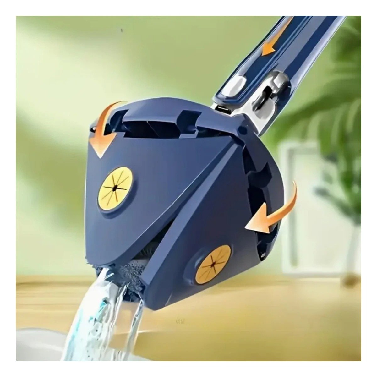 ESCURRIDOR 360 CON SISTEMA TRIANGULAR AZUL PARA PISO Y LIMPIEZA Y+LIGAS REGALO - 3