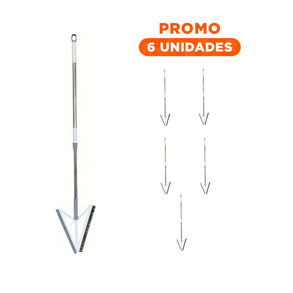 PACK6 ASPIRADOR COMPACTO Y SILICONA 2 EN 1 PARA MANTENER CASA ORDENADA BLANCO Y+REGALO STICKER - 1
