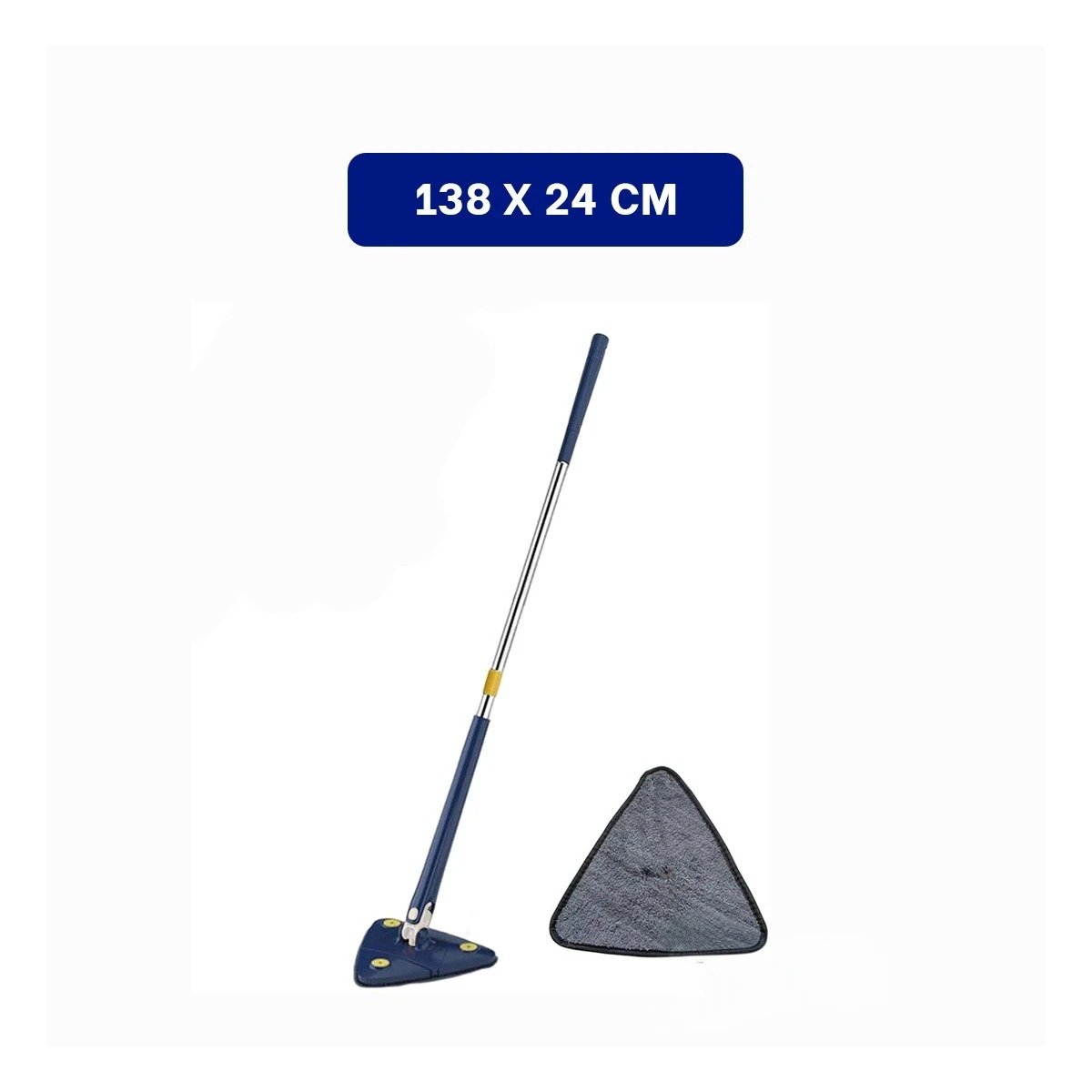 ESCURRIDOR GIRATORIO 360 CON SISTEMA DE AUTOEXPRIMIDO AZUL PARA LIMPIEZA FÁCIL - 4