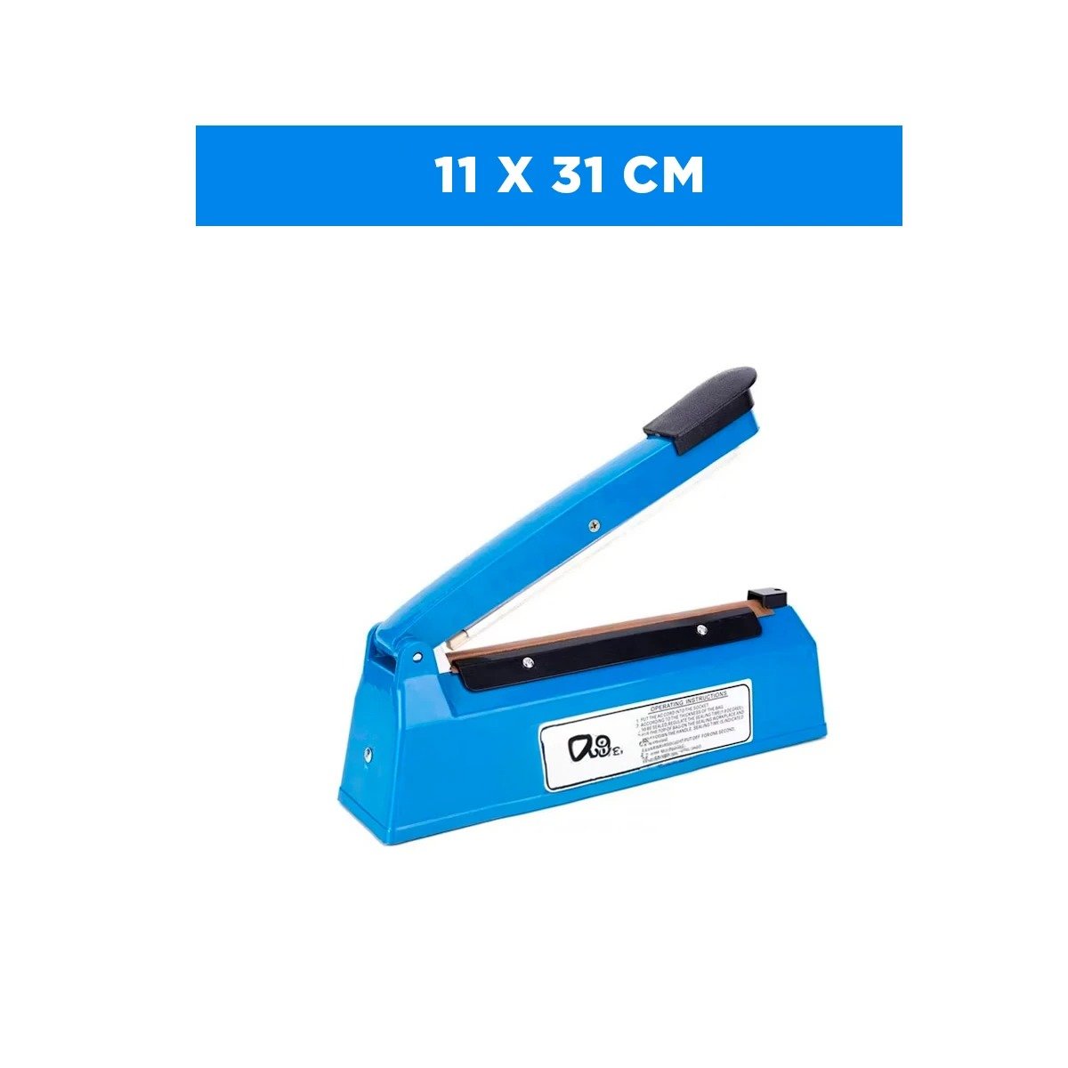PACK2 CLIP SELLADOR COMPACTO Y LIGERO PARA ALMACENAR 200MM - AZUL - 31X11CM Y+PAPEL REGALO - 4