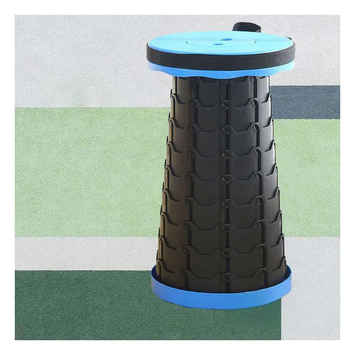 PACK2 TABURETE PLEGABLE PRACTICO PARA ACTIVIDADES AL AIRE LIBRE TURQUEZA Y+PAPEL REGALO - 2